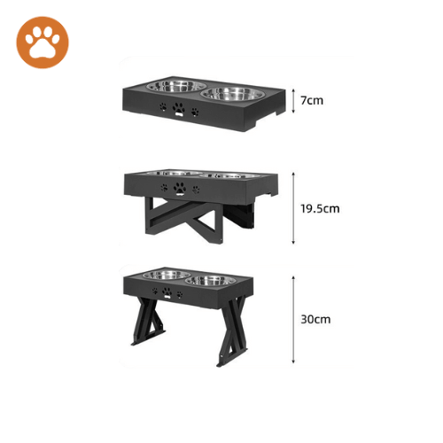 Elevate & Dine Dual Dog Bowl Stand